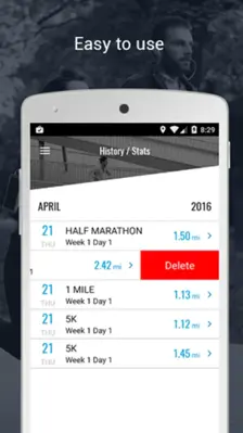 Personal Running Trainer android App screenshot 0